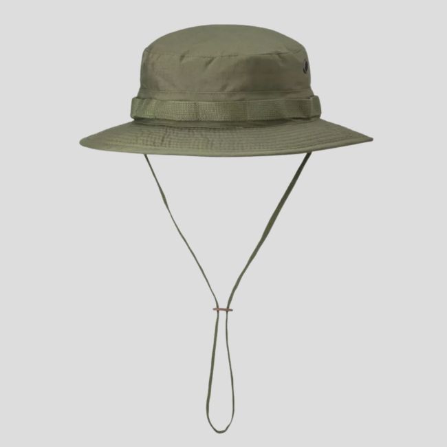 boonie hat - polycotton ripstop - olive green - helikon
