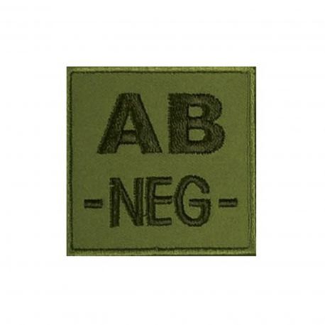 Insigne AB- groupe sanguin Kaki - TOE Pro Insigne AB- groupe sanguin Kaki - TOE Pro