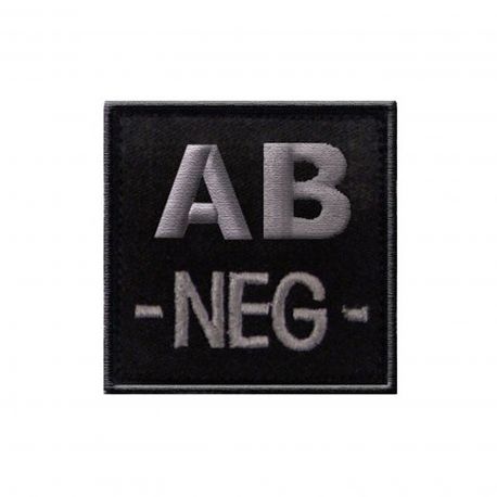 Insigne AB- groupe sanguin Noir - A10 Equipment