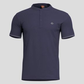 T-shirt Levantes z lamówką - Granatowy - Pentagon