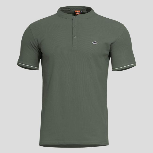 Levantes T-shirt met biezen - Camo Green - Pentagon