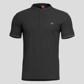 Levantes Henley Shirt Stripes Black