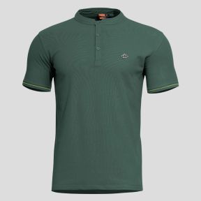 T-shirt Levantes z lamówką - Zielony Springbok - Pentagon