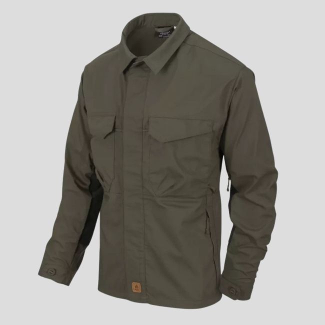 woodsman shirt® - taiga green / black a - helikon