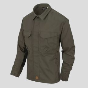 woodsman shirt® - taiga green / black a - helikon