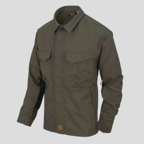 woodsman shirt® - taiga green / black a - helikon