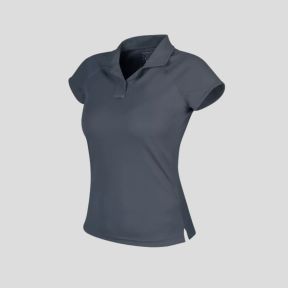 women’s utl® polo shirt - topcool lite - shadow grey - helikon
