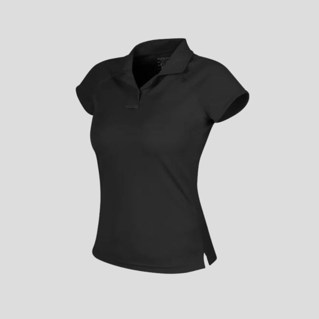 women’s utl® polo shirt - topcool lite - black - helikon