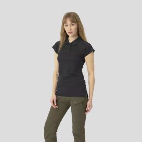 women’s utl® polo shirt - topcool lite - black - helikon