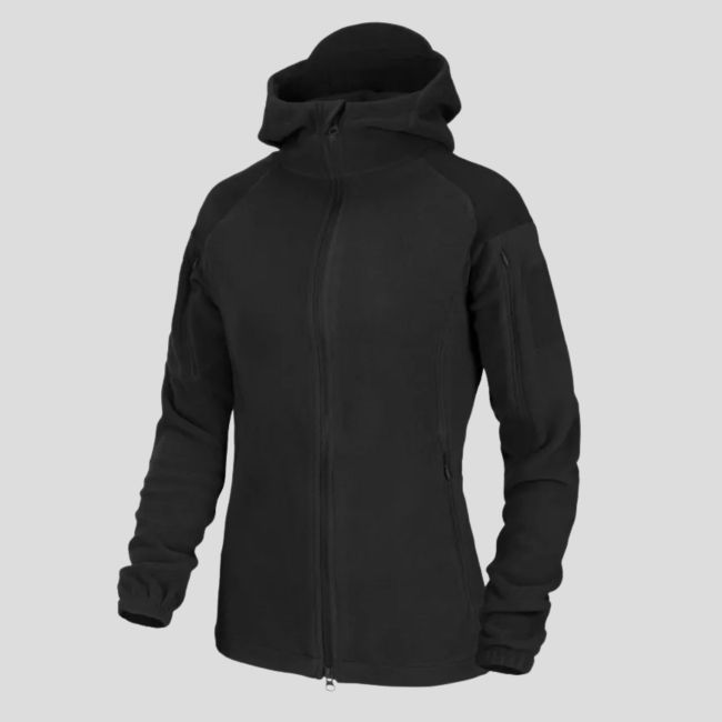 women's cumulus® jacket - heavy fleece - black - helikon