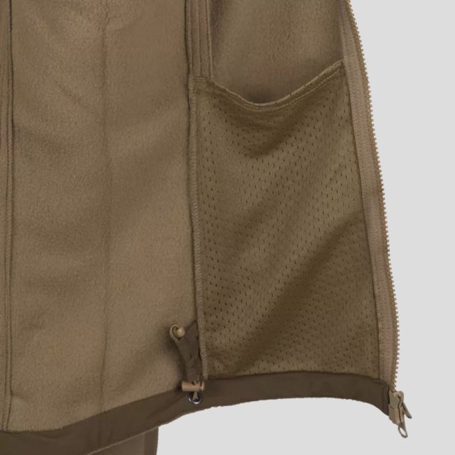 women's cumulus® jacket - double fleece - coyote - helikon