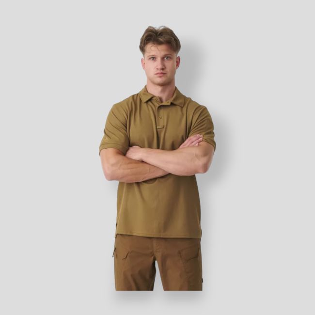 utl polo shirt - topcool lite - coyote - helikon
