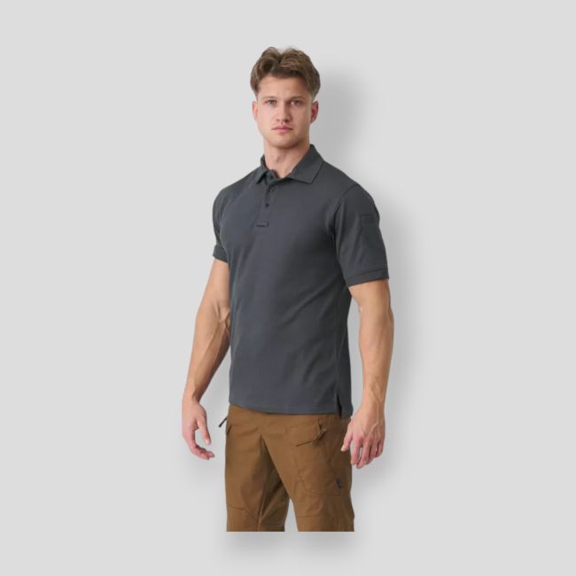 utl polo shirt - topcool - shadow grey - helikon