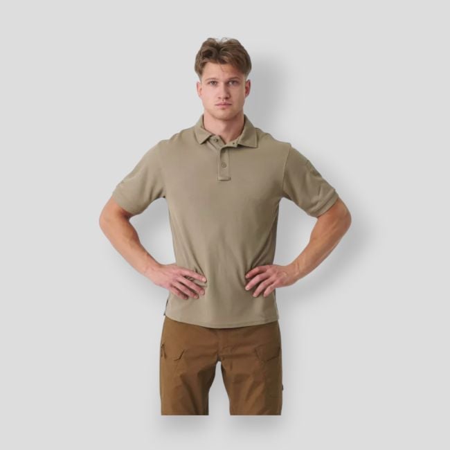 utl polo shirt - topcool - khaki - helikon