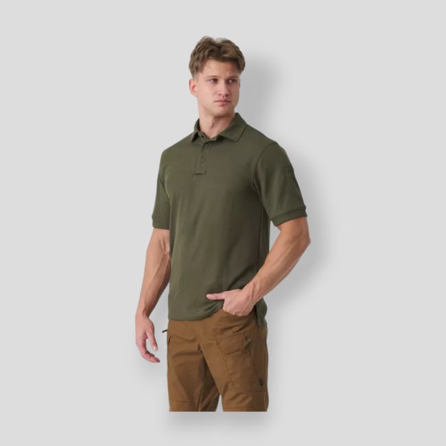 Koszulka polo UTL - TopCool - oliwkowa zieleń - Helikon