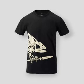 t-shirt (full body skeleton) - black - helikon