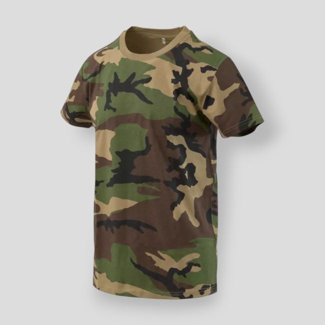 T-Shirt - Baumwolle - US Woodland - Helikon