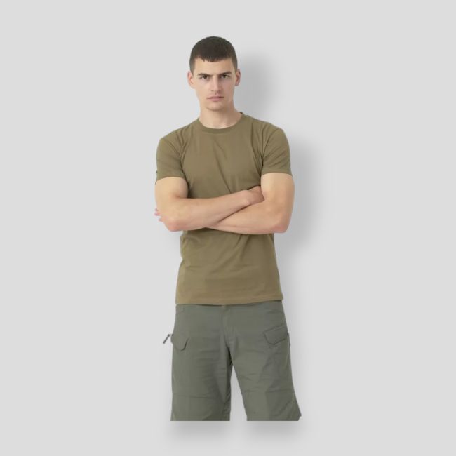 T-shirt - katoen - taiga green - Helikon