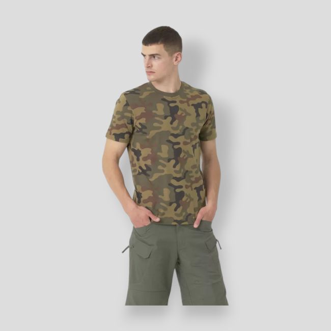 T-Shirt - Baumwolle - PL Woodland - Helikon