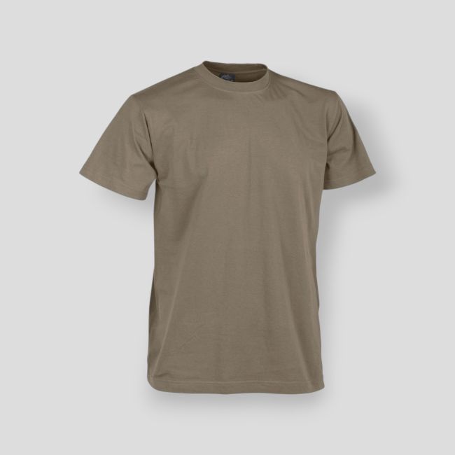 t-shirt - cotton - u.s. brown - helikon