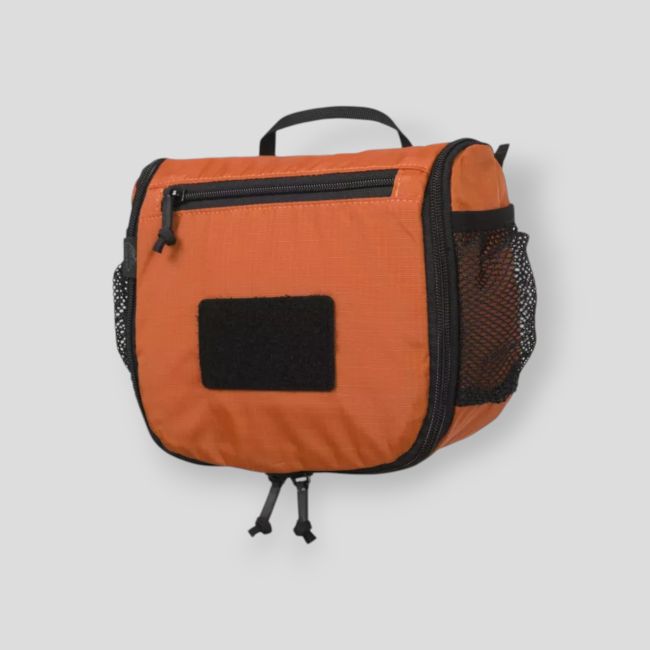 travel toiletry bag - orange / black a - helikon