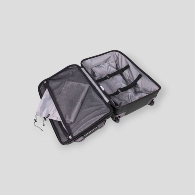 Walizka CABINS Full black - Dimatex
