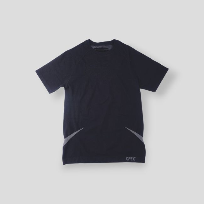 T-shirt à manches courtes thermorégulant sans coutures Legend - Noir - OPEX