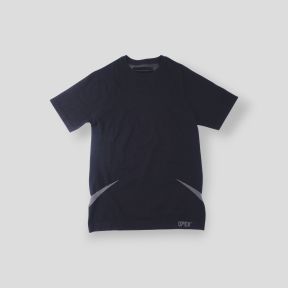 T-shirt met korte mouwen thermoregulerend naadloos Legend - Zwart - OPEX