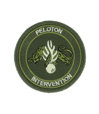 Écusson Peloton Intervention Gendarmerie Basse visi. Vert