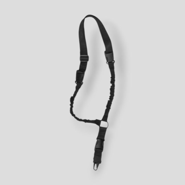 Sangle tactique 1 point en forme de D en nylon 2BR19 - Noir - Vega Holster