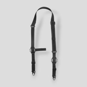 Tactische tweezijdig bruikbare riem (1 of 2 punten) van nylon 2BR23 - Zwart - Vega Holster