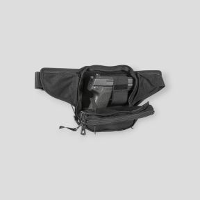 Gürteltasche mit integriertem Pistolenholster 2U93 - Schwarz - Vega Holster