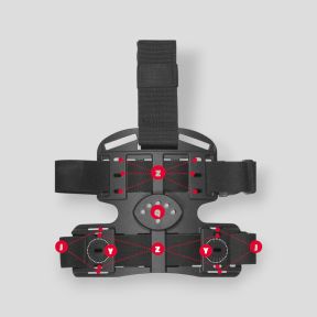 Oberschenkelplatte ITK-Infinity 8K16 - Schwarz - Vega Holster