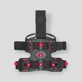 Oberschenkelplatte ITK-Infinity 8K16 - Schwarz - Vega Holster