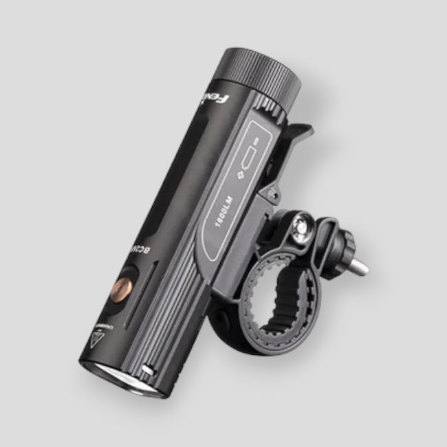 Lanterna de bicicleta recarregável BC26R (1 600 lúmens) - Preto - Fenix