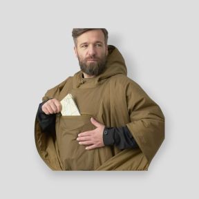 swagman roll poncho - coyote - helikon