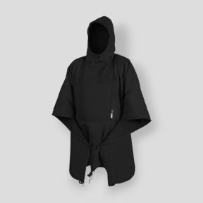 swagman roll poncho - zwart - helikon
