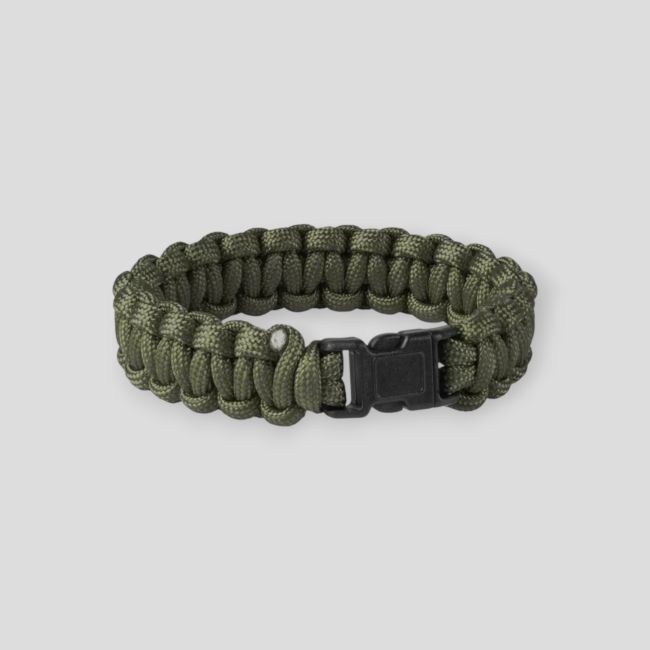 survival bracelet - paracord - olive green - helikon