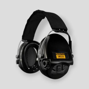 Casque anti-bruit avec serre-tête en tissu noir Suprême Pro-X (SNR : 25db) - Noir - MSA Sordin