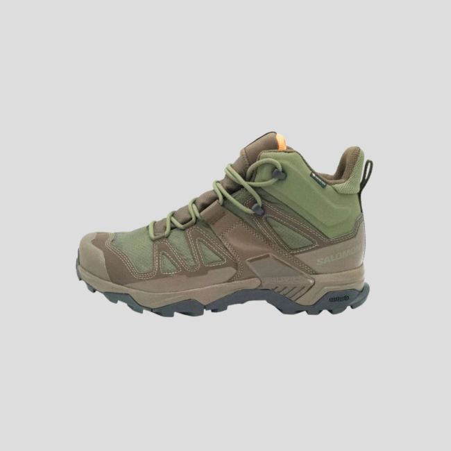Buty X Ultra Tracker GTX - Zielone/Pomarańczowe - Salomon