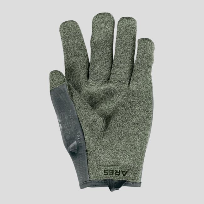 Rękawice taktyczne z osłonami - Zielone Olive - Ares