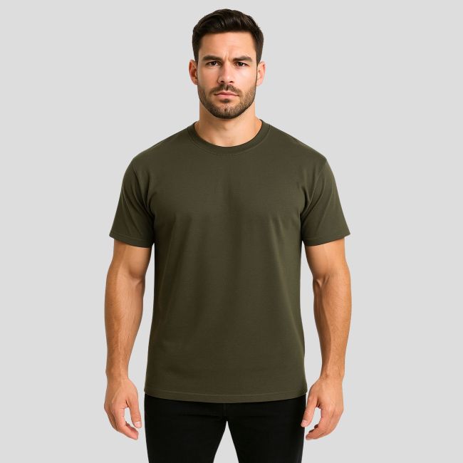 T-shirt Cooldry - Olijfgroen - OPEX