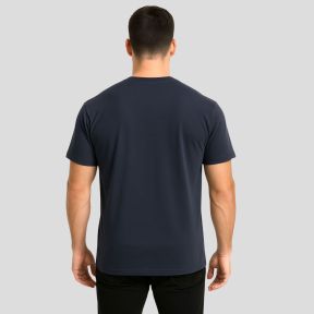 T-Shirt Cooldry mit Siebdruck Troupes de Marine - Marineblau - OPEX