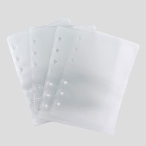 Lot de 10 pochettes transparentes pour classeur A6 - OPEX