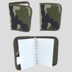 Dossier militar A6 em poliéster - Camo CE - OPEX