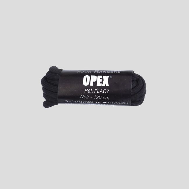 Atacadores redondos para botas - Preto - OPEX