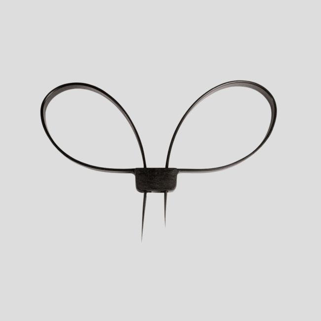 Menottes en plastique - Noir - Mil-Tec