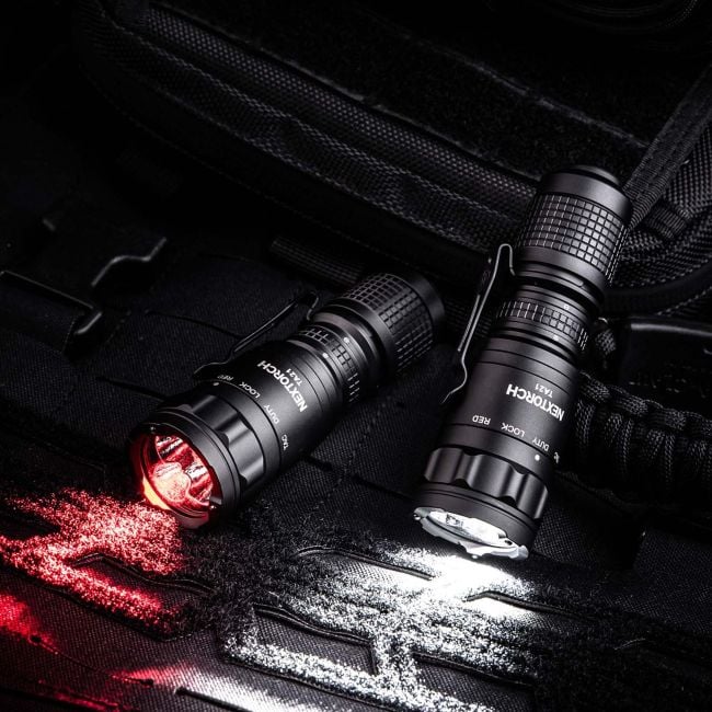 Kompakte wiederaufladbare taktische Lampe TA21 (1.300 Lumen) - Nextorch