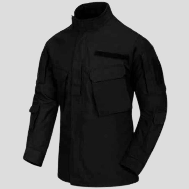 CPU-Hemd - Polycoton Ripstop - Schwarz - Helikon