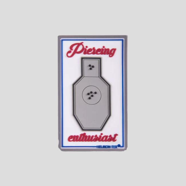 Abzeichen « Piercing-Liebhaber » - PVC - Weiß - Helikon